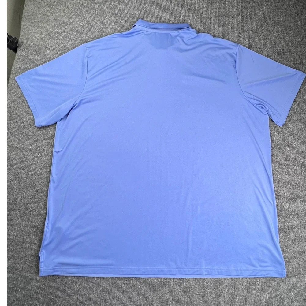 Polo Ralph Lauren Polo Mens 4XLT Blue Performance Short Sleeve Pony Logo Shirt